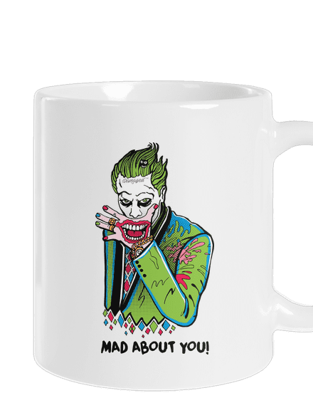 Joker a Harley klasický hrnček White