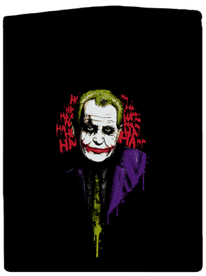 Zeman Joker pánska mikina na zips Black