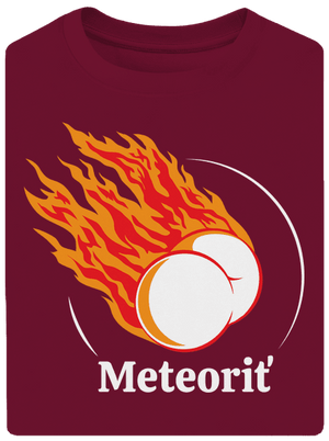 Meteoriť unisex tričko oversized Garnet