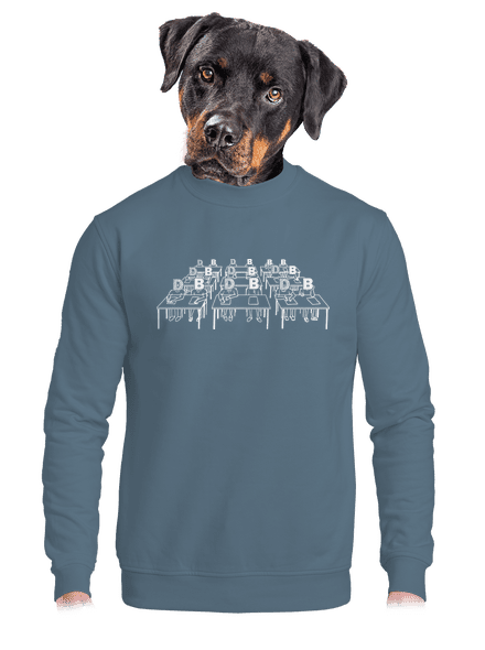 Cimrman: Debil, blbeček unisex mikina bez kapucne Nordic Blue