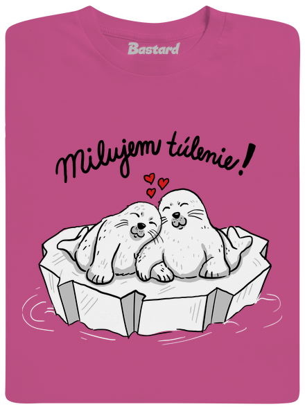 Milujem túlenie detské tričko Fuchsia