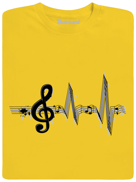 Žijem muzikou detské tričko Gold