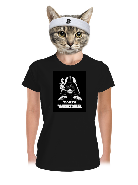 Darth Weeder dámske športové tričko Black