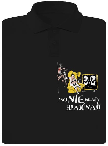 Hrajú naši pánska polokošeľa Black