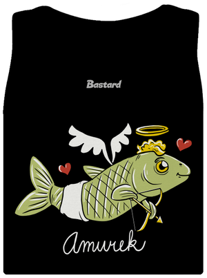 Amurek dámske tielko klasické Black