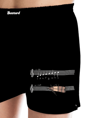 A - moll pánske trenky Black