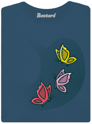 V bruchu dámske tričko prémium Petrol Blue