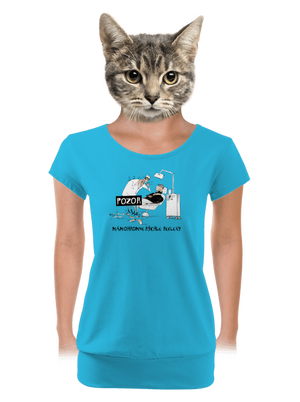 dámske tričko s lemom