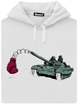 Tank dámska mikina klokanka White