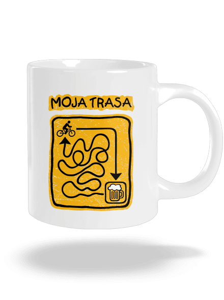 Moja trasa veľký hrnček White