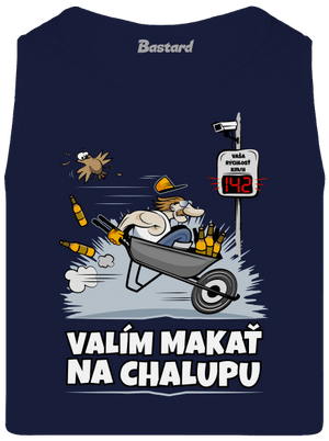 Valím na chalupu pánske tielko French Navy