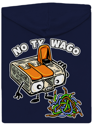 Wago svorka pánska mikina na zips Navy