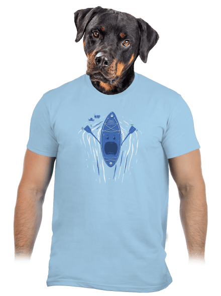 Ahhhh! pánske tričko Sky Blue