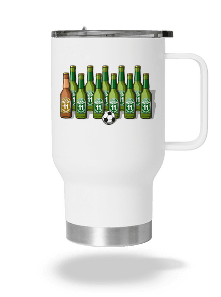 Futbalová jedenástka termohrnček White