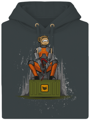 Ape-Life unisex mikina premium Charcoal