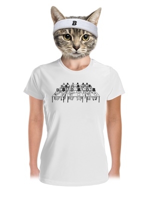 Cimrman: Debil, blbeček dámske športové tričko White