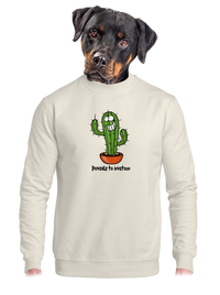 unisex mikina bez kapucne