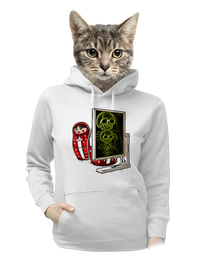 dámska mikina klokanka