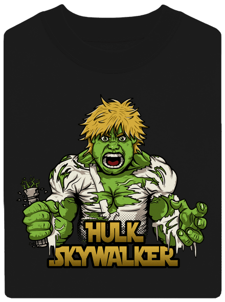 Hulk Skywalker unisex mikina bez kapucne Black
