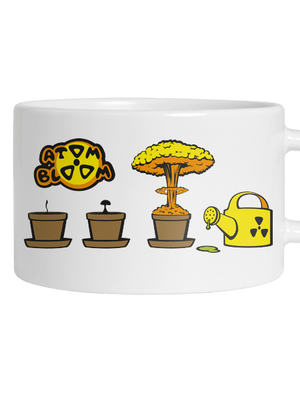 Atom bloom hrnček makronka White