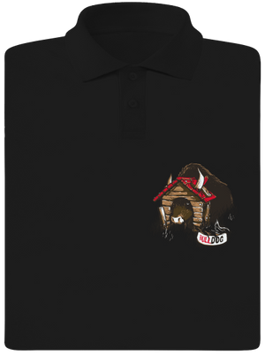 Bulldog pánska polokošeľa Black