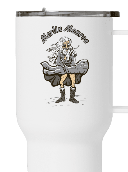 Merlin Monroe termohrnček White
