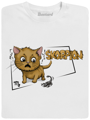 Mačací horoskop: Škorpion detské tričko White