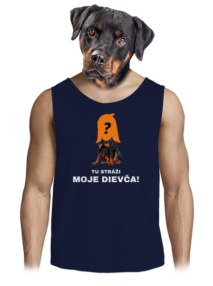 Tu strážim ja pánske tielko French Navy