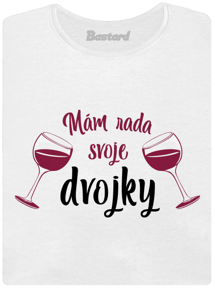Dvojky dámske tričko prémium White