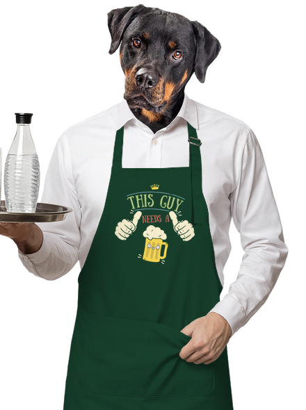This guy needs a beer zástera Bottle Green