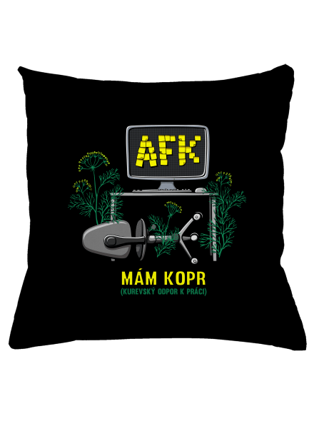 Mám kopr vankúš Black