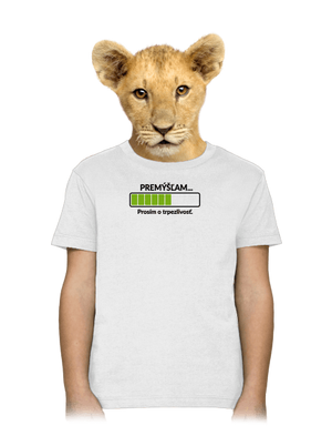 Premýšľam detské tričko White