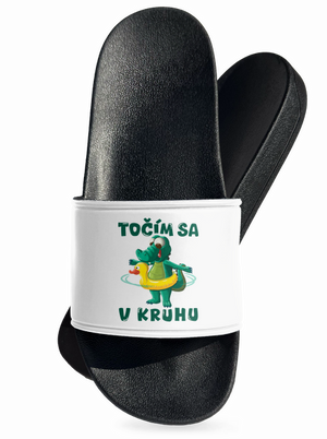 Točím sa v kruhu šľapky White