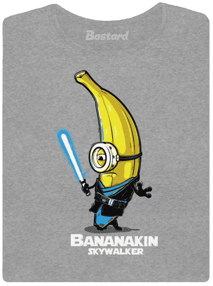 Bananakin Skywalker dámske tričko Dark Gray Melange