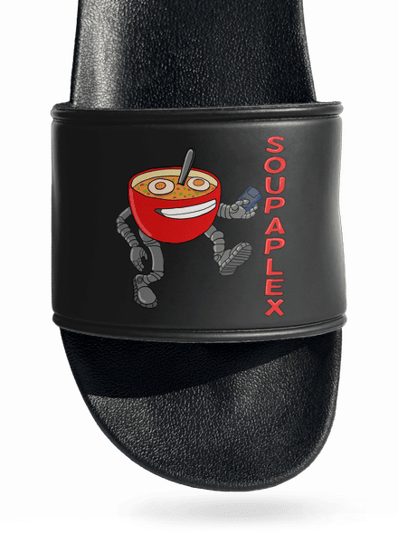 Soupaplex šľapky Black