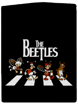 Beatles dámska mikina na zips Black