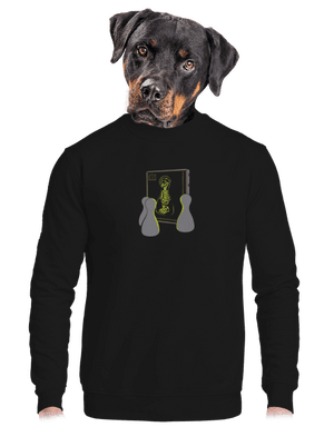 unisex mikina bez kapucne