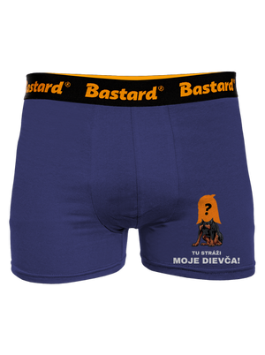 Tu strážim ja boxerky Blue Navy