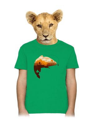 Kapitálny úlovok detské tričko Kelly Green