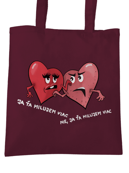 Srdiečka taška Burgundy