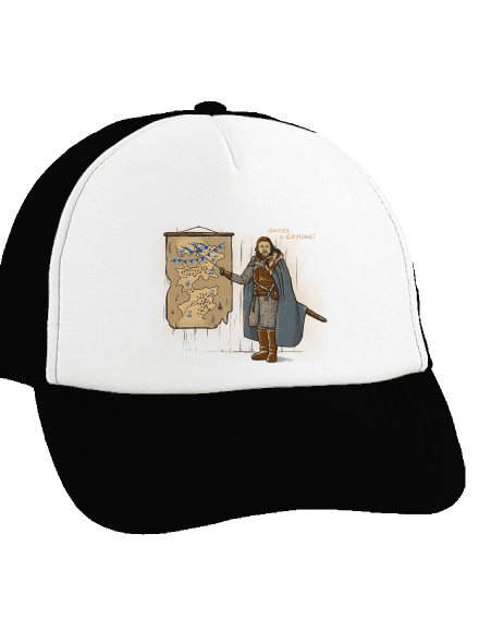 Winter šiltovka truckerka Black cap