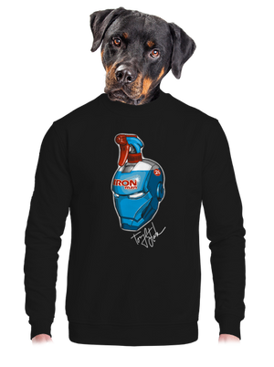 unisex mikina bez kapucne