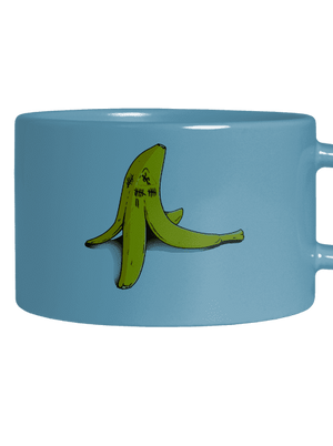 Banán zabijak hrnček makronka Blue Macaron