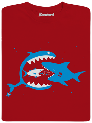 Rybky detské tričko Red