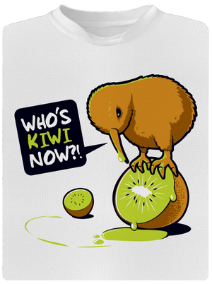 Kiwi detské športové tričko White