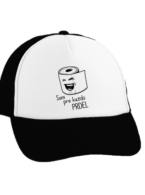 Prdel šiltovka truckerka Black cap