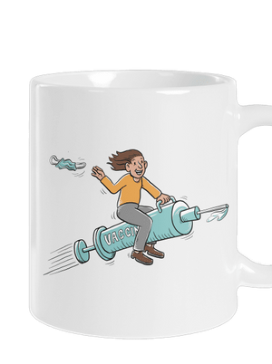 Oslobodenie klasický hrnček White