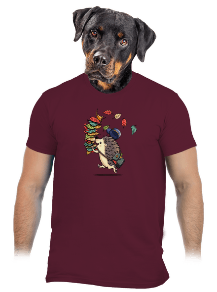 Listár pánske tričko Burgundy