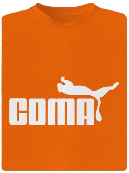 Coma pánske športové tričko Neon Orange