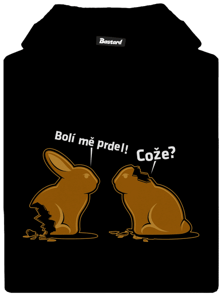Bolí ma prdel detská mikina klokanka Black